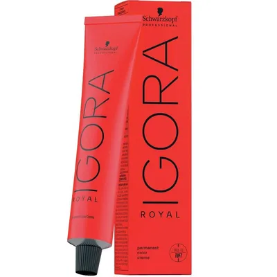 Шварцкопф игора роял стойкая крем-краска для волос Schwarzkopf Igora Royal  Color Creme 60 мл палитра купить