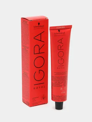 Краска для волос Igora Royal 8-11, светлый русый сандрэ экстра, 60 мл  купить по цене 748 ₽ в интернет-магазине KazanExpress