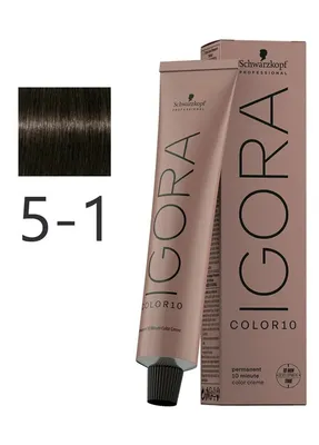 Краска для волос Schwarzkopf Professional Igora Color10 5-1 Светло  коричневый сандрэ, 60мл Indola 4045787489194 светло-коричневые ‣ Цена 406  грн ‣ Купить в интернет-магазине Каста ‣ Киев, Одесса, Харьков ‣ Доставка  по всей Украине!(#257476484)