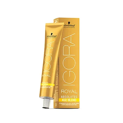 Schwarzkopf Igora Royal Absolutes 7-560 Краска для волос с проседью,  оттенок средний русый золотистый шоколадный натуральный 60 мл цвет 7-560  age blend — купить недорого с доставкой, 16111063