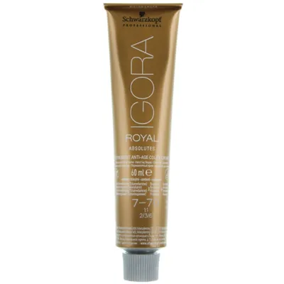 Перманентная краска для седых волос Schwarzkopf Professional Igora Royal  Absolutes тон 9-560 (экстра светлый блондин золотисто-шоколадный) 60 мл  купить в Киеве, Украине | MAUDAU: цена, отзывы, характеристики