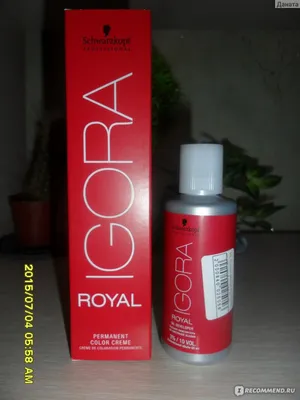 Краска для волос Schwarzkopf Igora Royal - «Иссиня-черный цвет рулит!» |  отзывы