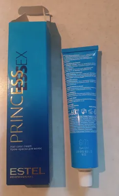Крем - краска для волос Estel Princess Essex 6/00 Темно-русый для седины  60мл в интернет-магазине Улыбка Радуги.