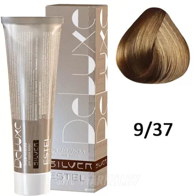 Купить ESTEL Professional Крем-краска для седых волос SILVER DE LUXE 9/37  блондин золотисто-коричневый 60мл цена в Минске