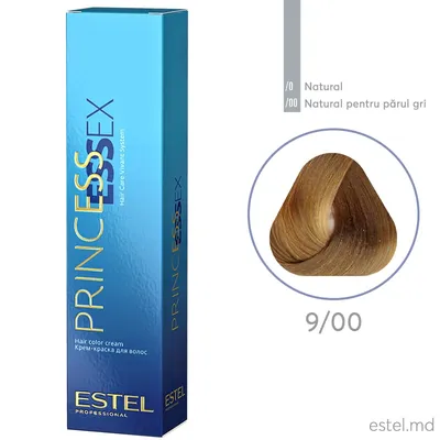 Крем-краска для волос PRINCESS ESSEX, 9/00 Блондин для седины, 60 мл | Estel  Молдова