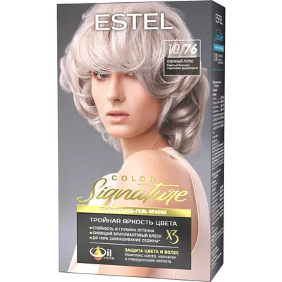 Крем-краска для волос «Estel» Color Signature, 10/76 снежный лотос, 150 мл  + Estel Secrets 20 мл купить в Минске: недорого, в рассрочку в  интернет-магазине Емолл бай