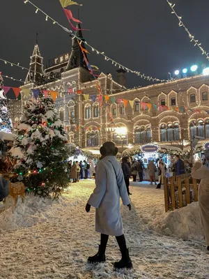 Красная площадь зимой фото фотографии