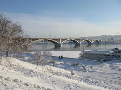Красноярск зимой фото фотографии