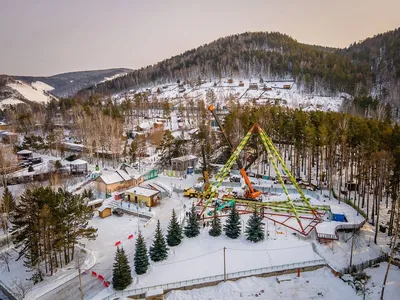 Зимний Красноярск» — создано в Шедевруме