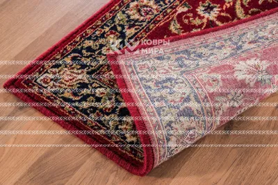 Квадратный бордовый Ковер 207 Isfahan 3317 размер 0,60х0,60 м Floare Carpet