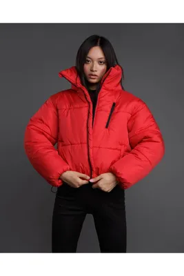 Куртка женская PUFFER красная Black Limit купить в Киеве и Украине