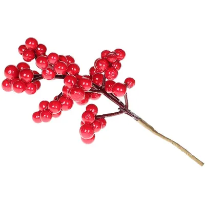 Искусственные красные ягоды, подвесные на стену, рождественские ягоды,  элегантный Новый год – лучшие товары в онлайн-магазине Джум Гик