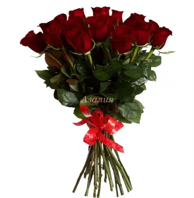 25 красных кустовых роз | доставка по Москве и области
