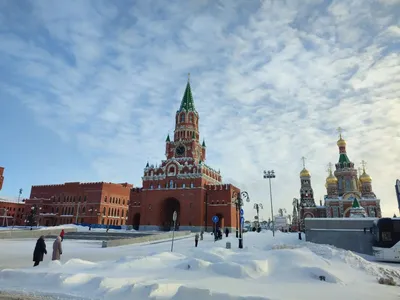 Измайловский кремль зимой. Фотограф Игорь Соболев