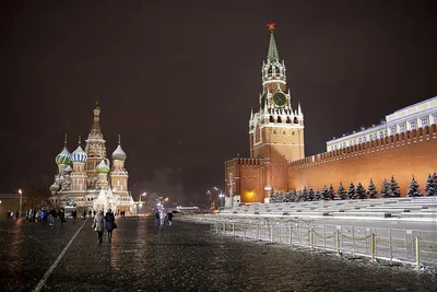 Обои на рабочий стол Москва, Кремль, Красная площадь зимой, обои для  рабочего стола, скачать обои, обои бесплатно