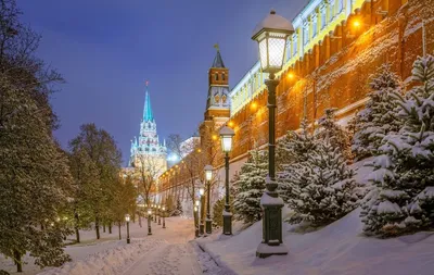 Кремль зимой - фото и картинки: 70 штук