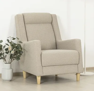 Мягкое вращающееся кресло KUDO: стильный интерьерный акцент для гостиной -  SKDESIGN