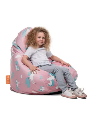 Кресло-мешок груша пуф Wolli BULB, Единороги, 70*70*100 см Цена: 4 000 •  Мебель Искитим