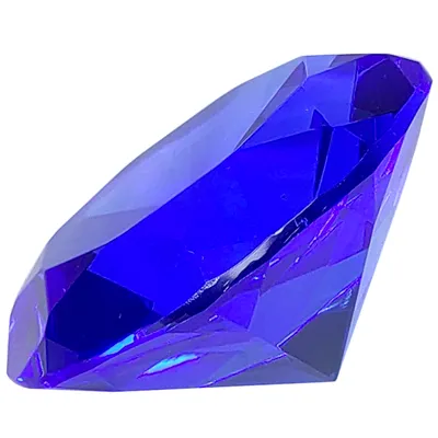 Хрустальный кристалл 15 см цвета Сапфир 1560 грамм - купить с доставкой по  выгодным ценам в интернет-магазине OZON (304983784)