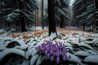 Дикие крокусы. Фотограф Sergii Markov