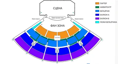 Схема зала концертного зала Крокус Сити Холл Москва 🎭