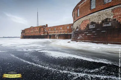 Форт Пётр: зимние пейзажи у стен Кронштадсткой крепости часть 1