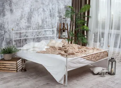 Кованые кровати: Кровать кованая Модель КР15