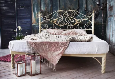 Кровать кованая \"Венеция\" купить в Минске: цены на металлические кровати,  фото
