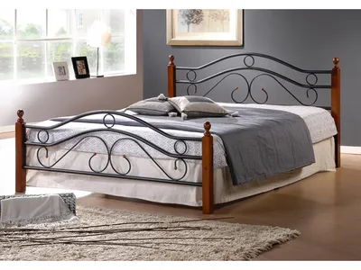 Кованая кровать Амал – купить в магазине кованых кроватей на заказ