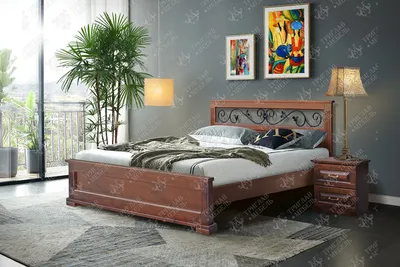 Кровать кованая AT-822 (1.4/1.6м): купить в Томске