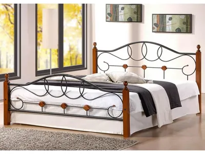 Кованая кровать «Цезарь». Кровать кованая металлическая (ID#113129079),  цена: 1300 руб., купить на Deal.by