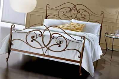 Кованые кровати: Кровать кованая Модель КР12