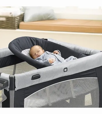 Купить Кроватка-манеж Chicco Next2Me Magic Moon Grey 0м+ - Umall