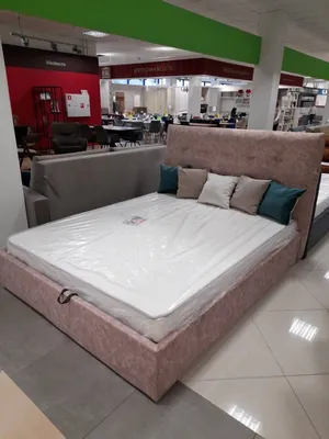 Двуспальная кровать с мягким изголовьем 180 Rossini купить недорого  качественную мебель в интернет-магазине http://deco-mollis.ru