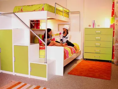 Кровать подростковая (софа) Bebo, домик высокий, с ящиком, цвет белый |  Купить по выгодной цене в детском магазине Piccolo, СПб