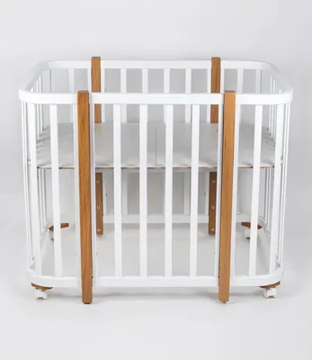 👶 Кроватка-трансформер Дрим тумба слева Fmebel 60х170 (60x120) - MEBEL-baby