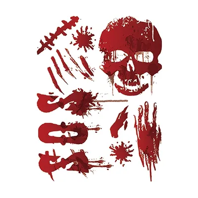 АРТЭ Набор наклеек \"Кровавые отпечатки рук\" - купить по доступным ценам в  интернет-магазине OZON (594982107)