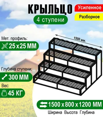 Модульная лестница квадратный профиль (прямой марш) | СТЕП столярный цех