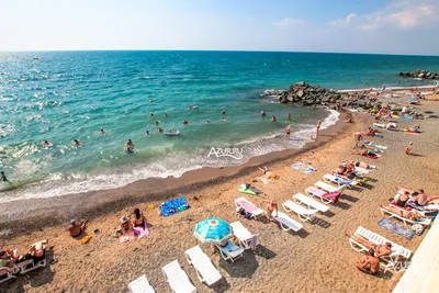 Пляжи курортного поселка Николаевка, Крым