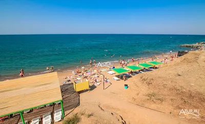 Пляжи курортного поселка Николаевка, Крым