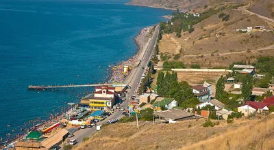 Крым село морское фото фотографии
