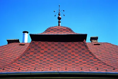 Крыши из битумной черепицы фото фотографии
