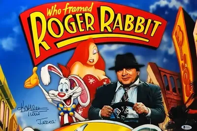 Мне кажется что без мультяшных глаз было бы круче.... / кто подставил  кролика Роджера :: Кристофер Ллойд :: как все было на самом деле :: съемки  :: судья рок :: Фильмы /