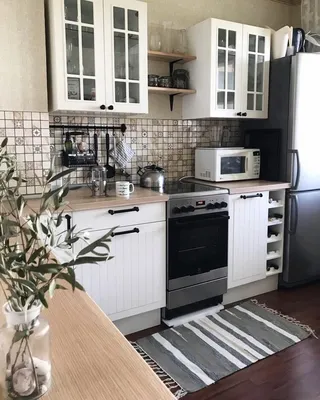 Кухни икеа в интерьере - реальные фото
