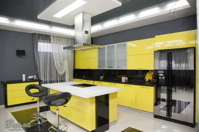 Стильная, современная, угловая кухня на заказ Лада-584 хай-тек модерн,2470x3700  мм,цена 250 000 руб. купить в Новосибирске