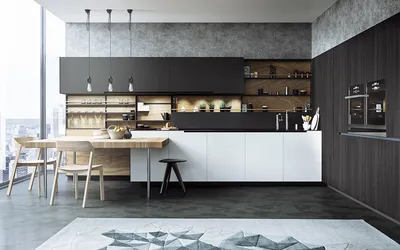 Кухня в стиле хай-тек: 108 реальных фото интерьеров и идеи дизайна