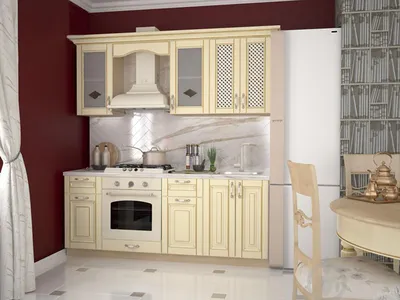 Белая кухня платина, золото за 115 000 рублей | Kitchen72.ru