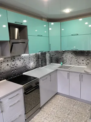 Кухня цвета серебристый металлик (66 фото)
