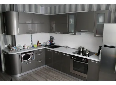 Кухня цвета серый металлик (77 фото) » НА ДАЧЕ ФОТО