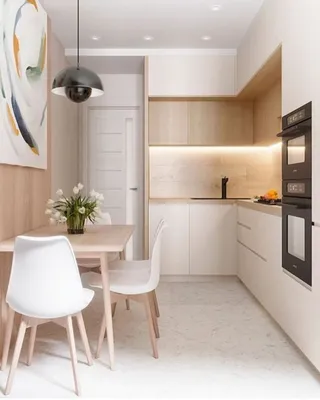 Дизайн кухни 9 кв. метров: 100 фото интерьеров